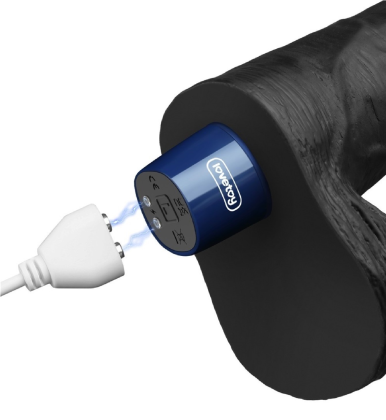 Lovetoy Real Softee crni – kompaktan realistični vibrator sa testisima  22,6cm  LV330221-4